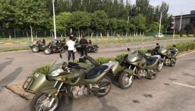 東方時(shí)尚學(xué)員摩托車考試現(xiàn)場(chǎng)